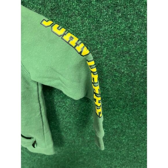 Youth John Deere Green & Yellow 24M Hoodie Sweatshirt Unisex - Picture 5 of 6